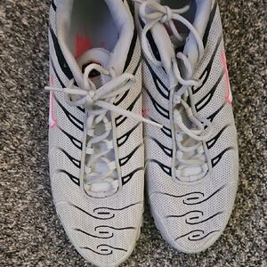 Nike White and Pink Sneakers